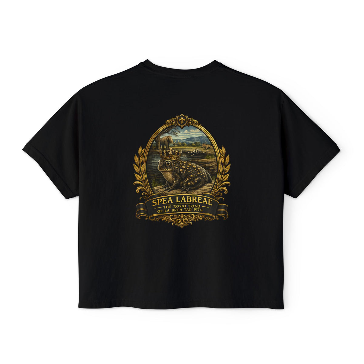 SPEA LABREAE — The King of the La Brea Tar Pits | Ice Age Toad Tee