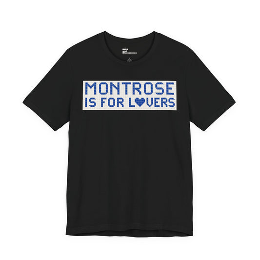 "Montrose Is For Lovers" Vintage Houston Street Tile T-Shirt