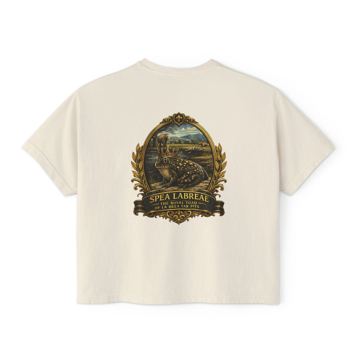 SPEA LABREAE — The King of the La Brea Tar Pits | Ice Age Toad Tee