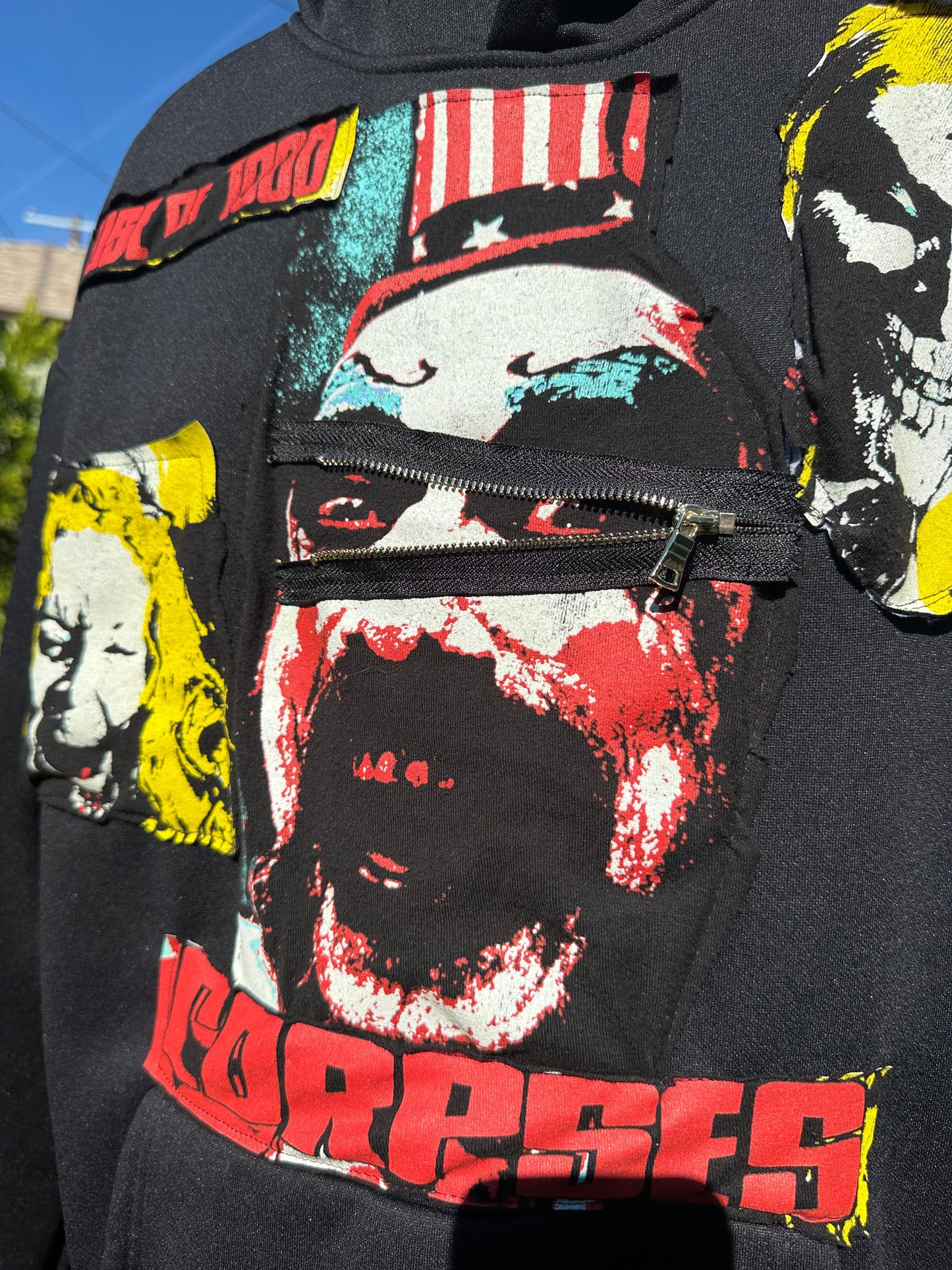 House of 1000 Corpses – Upcycled Horror Hoodie | Men’s Medium