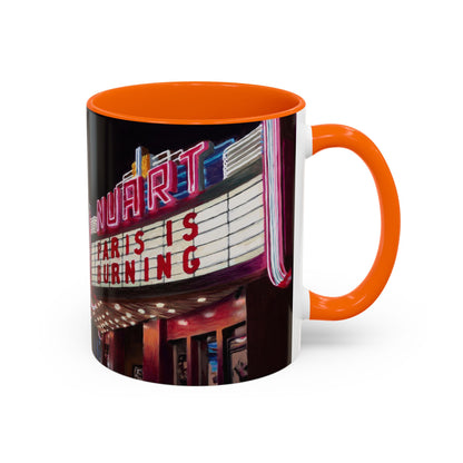 Nuart Theater "Paris Is Burning" Original Art Ceramic Mug (11oz)