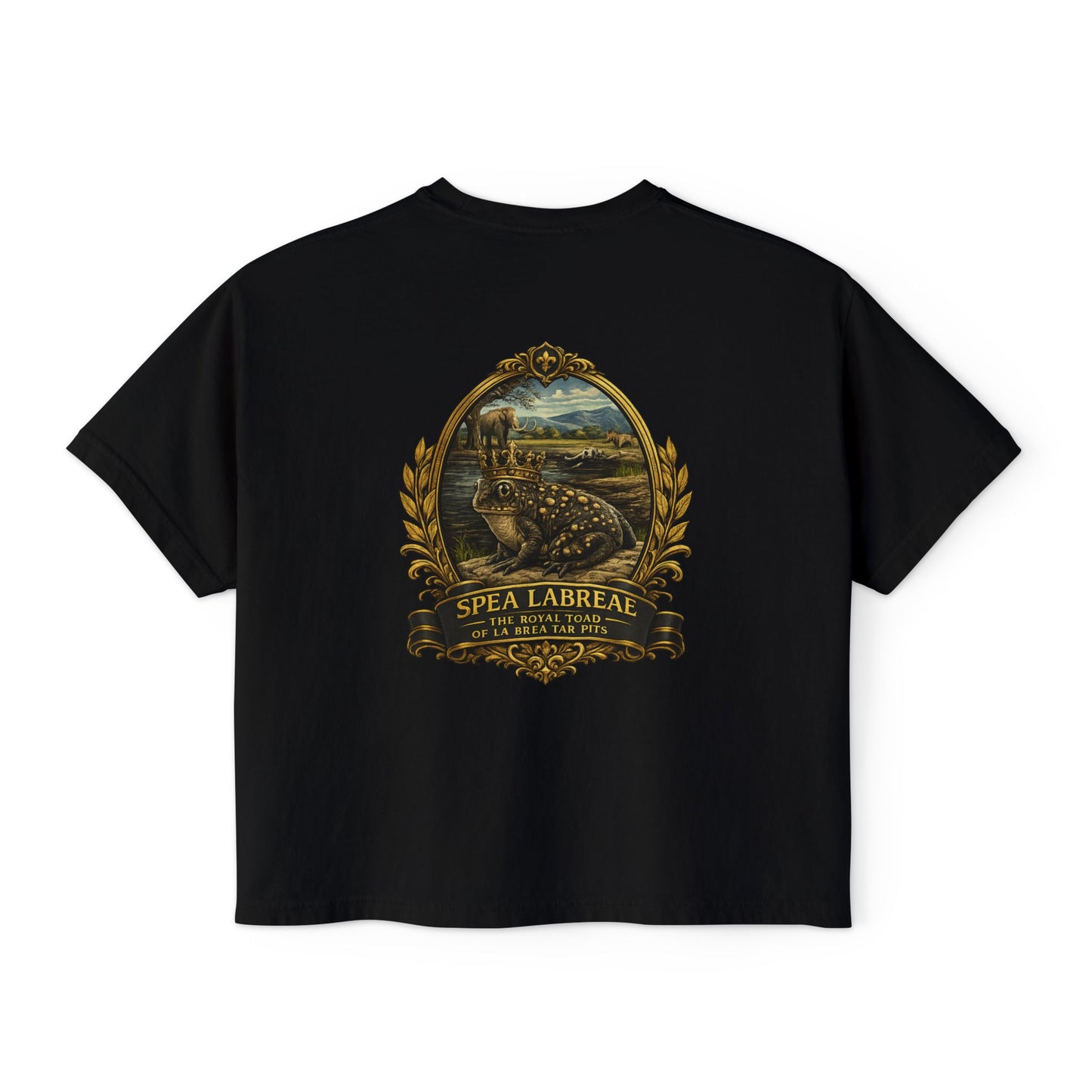 SPEA LABREAE — The King of the La Brea Tar Pits | Ice Age Toad Tee