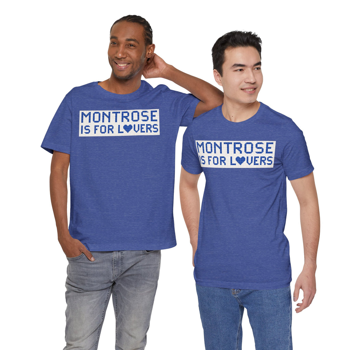 "Montrose Is For Lovers" Vintage Houston Street Tile T-Shirt