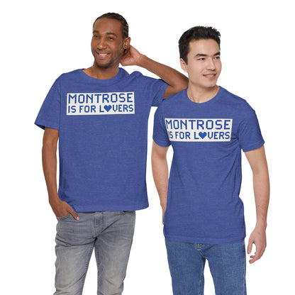 "Montrose Is For Lovers" Vintage Houston Street Tile T-Shirt