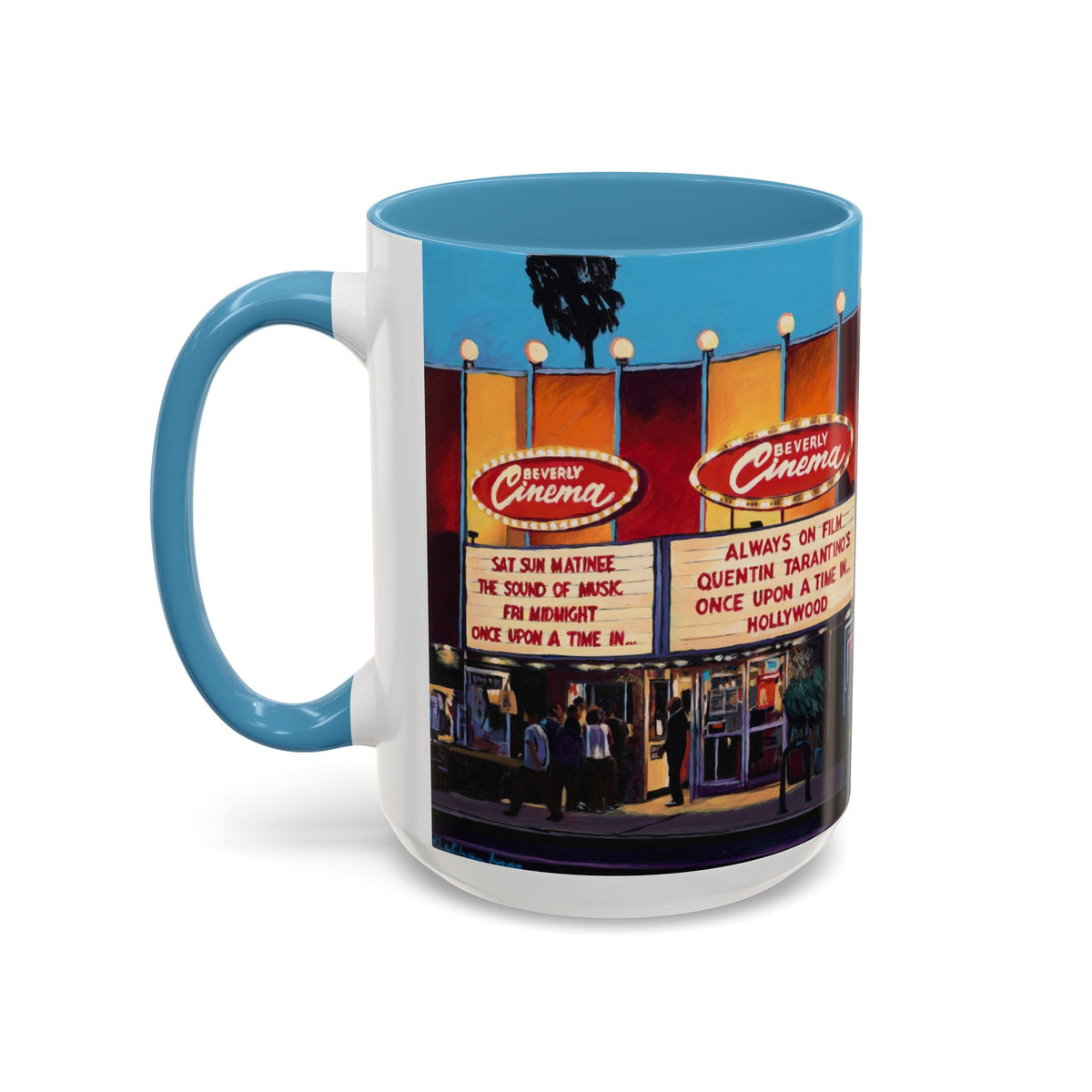New Beverly Cinema "Once Upon a Time in Hollywood" Original Art Ceramic Mug –  (11/15oz)