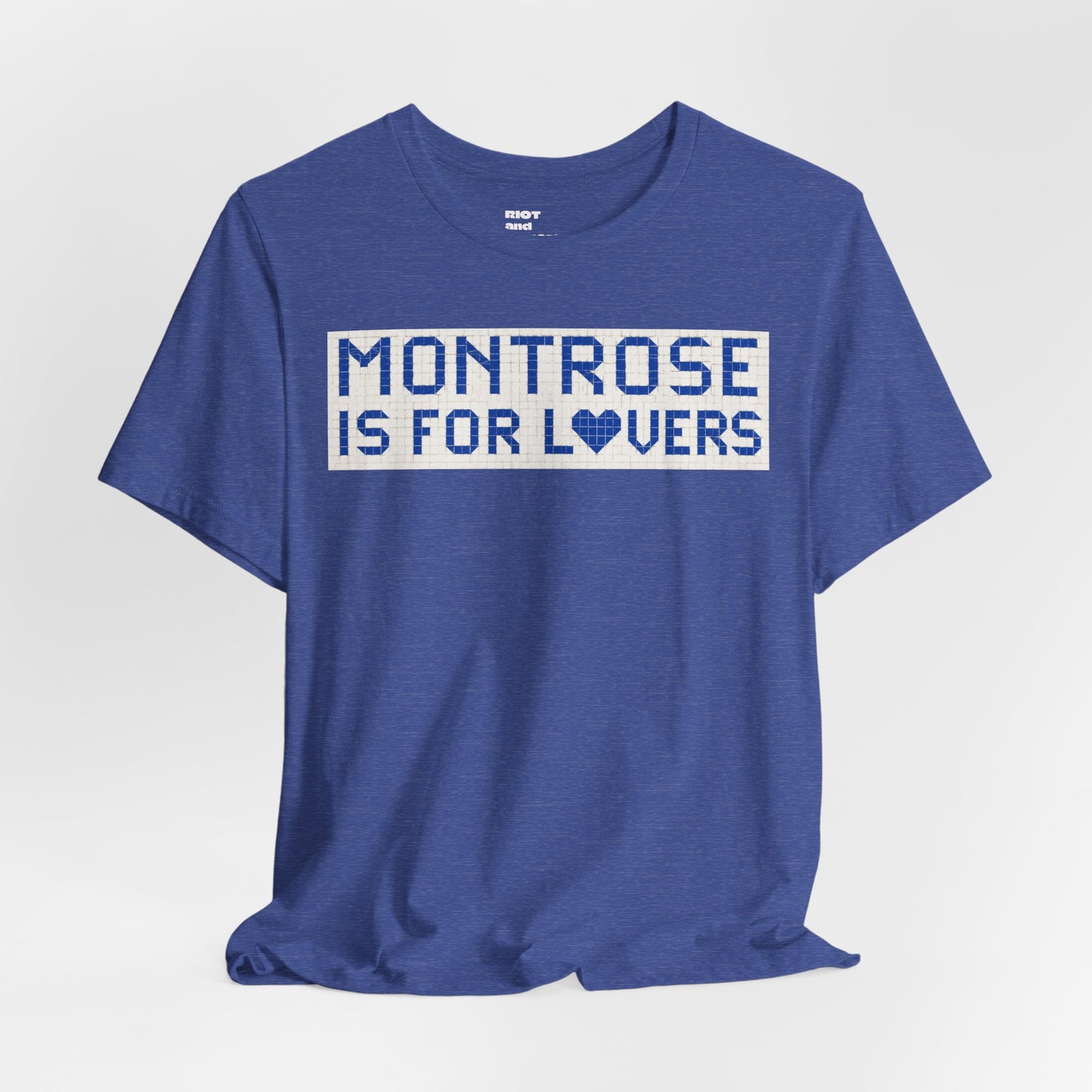 "Montrose Is For Lovers" Vintage Houston Street Tile T-Shirt