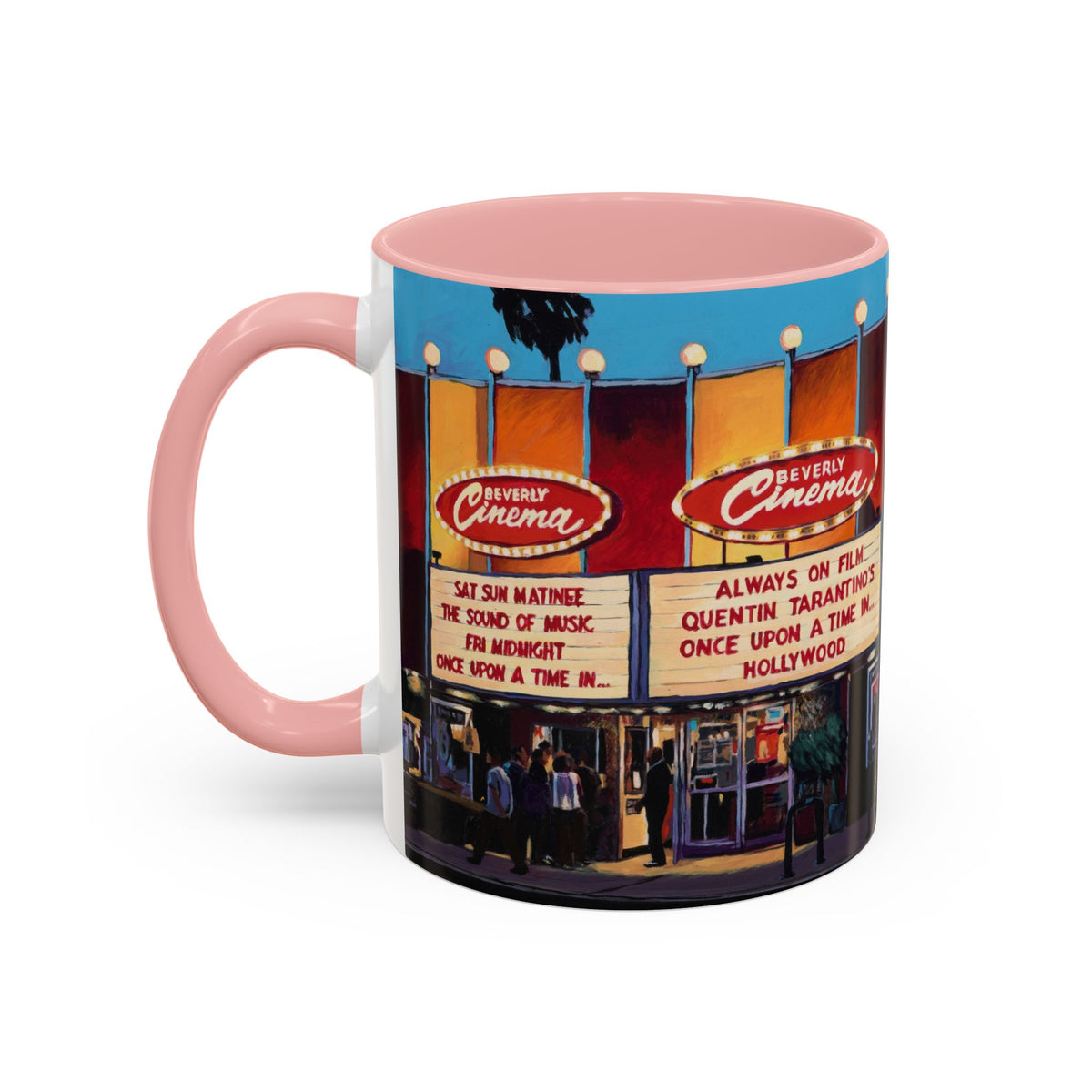 New Beverly Cinema "Once Upon a Time in Hollywood" Original Art Ceramic Mug –  (11/15oz)
