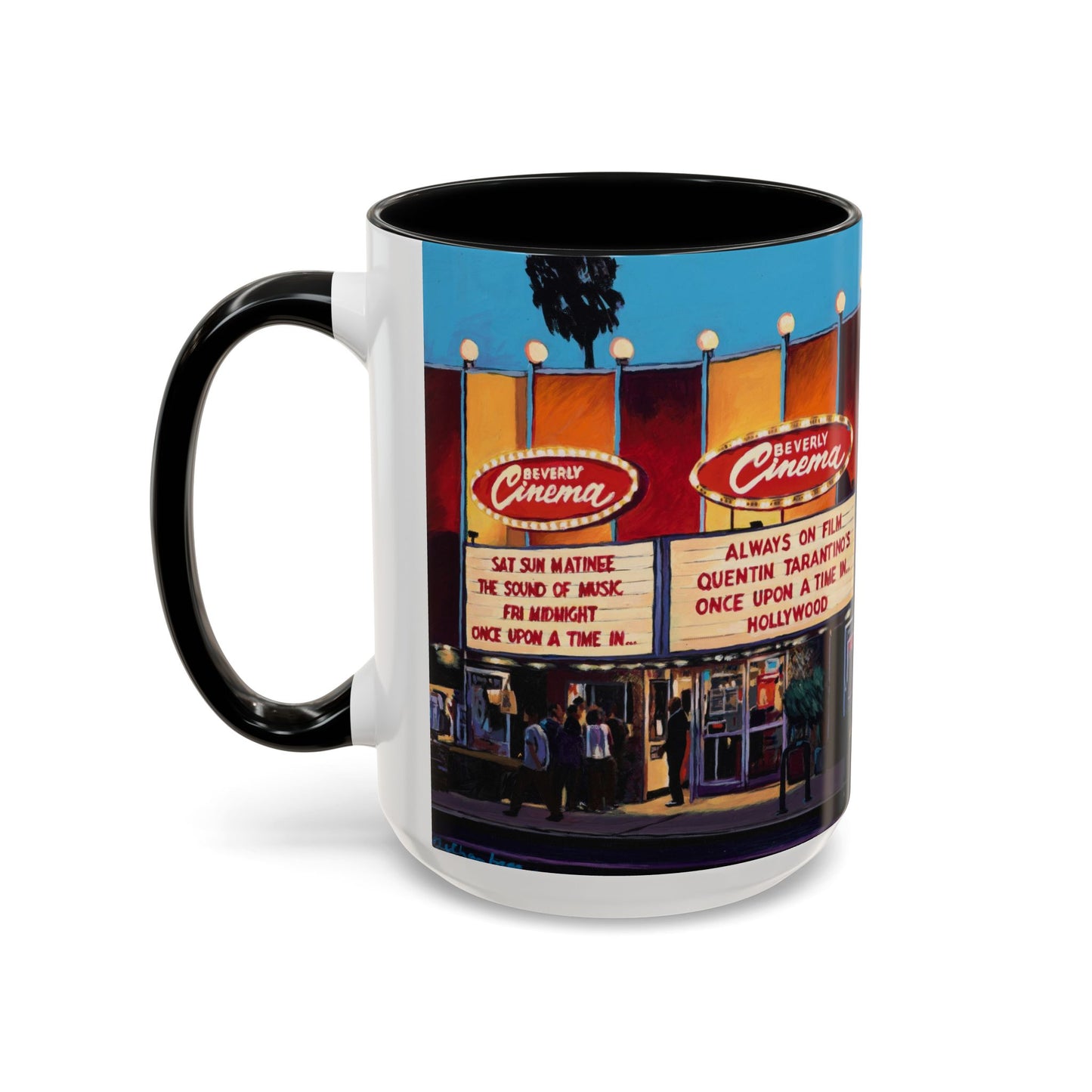 New Beverly Cinema "Once Upon a Time in Hollywood" Original Art Ceramic Mug –  (11/15oz)