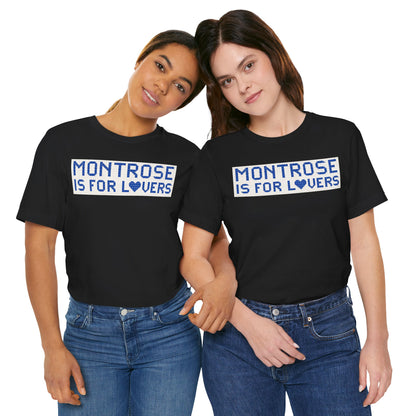 "Montrose Is For Lovers" Vintage Houston Street Tile T-Shirt