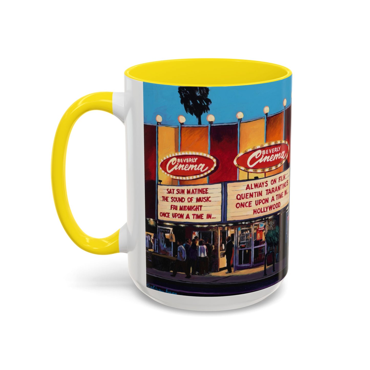 New Beverly Cinema "Once Upon a Time in Hollywood" Original Art Ceramic Mug –  (11/15oz)