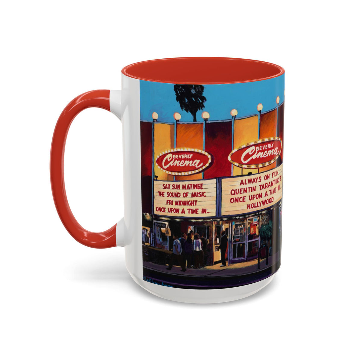 New Beverly Cinema "Once Upon a Time in Hollywood" Original Art Ceramic Mug –  (11/15oz)