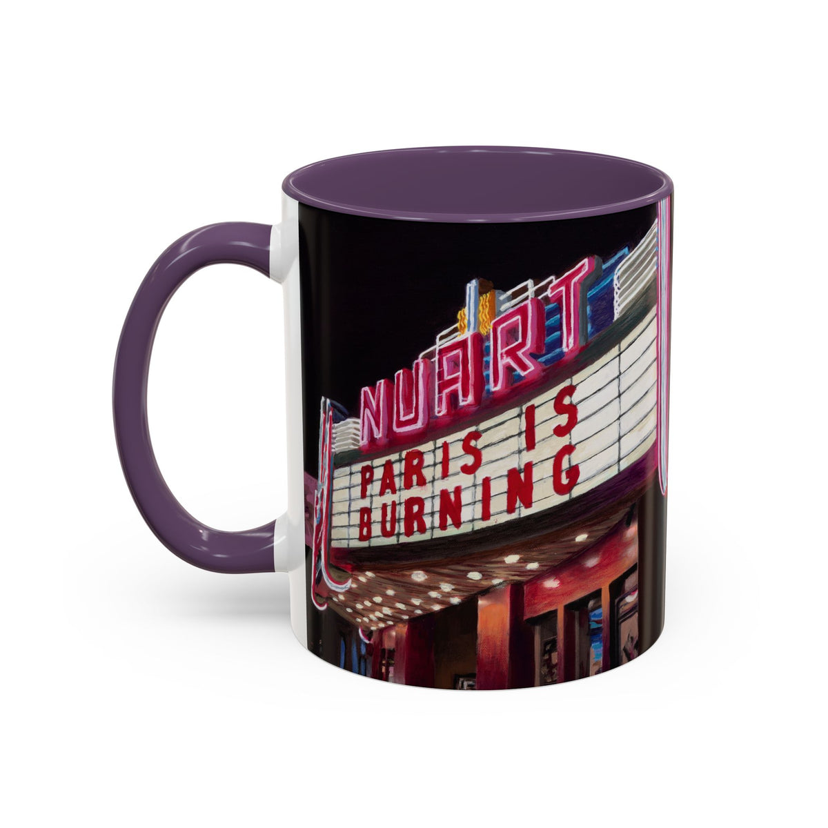 Nuart Theater "Paris Is Burning" Original Art Ceramic Mug (11oz)