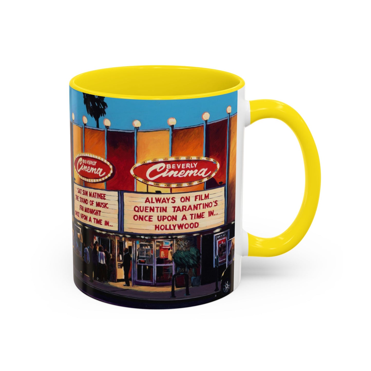 New Beverly Cinema "Once Upon a Time in Hollywood" Original Art Ceramic Mug –  (11/15oz)