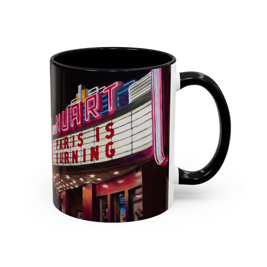 Nuart Theater "Paris Is Burning" Original Art Ceramic Mug (11oz)