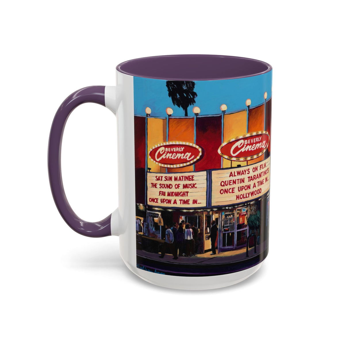 New Beverly Cinema "Once Upon a Time in Hollywood" Original Art Ceramic Mug –  (11/15oz)