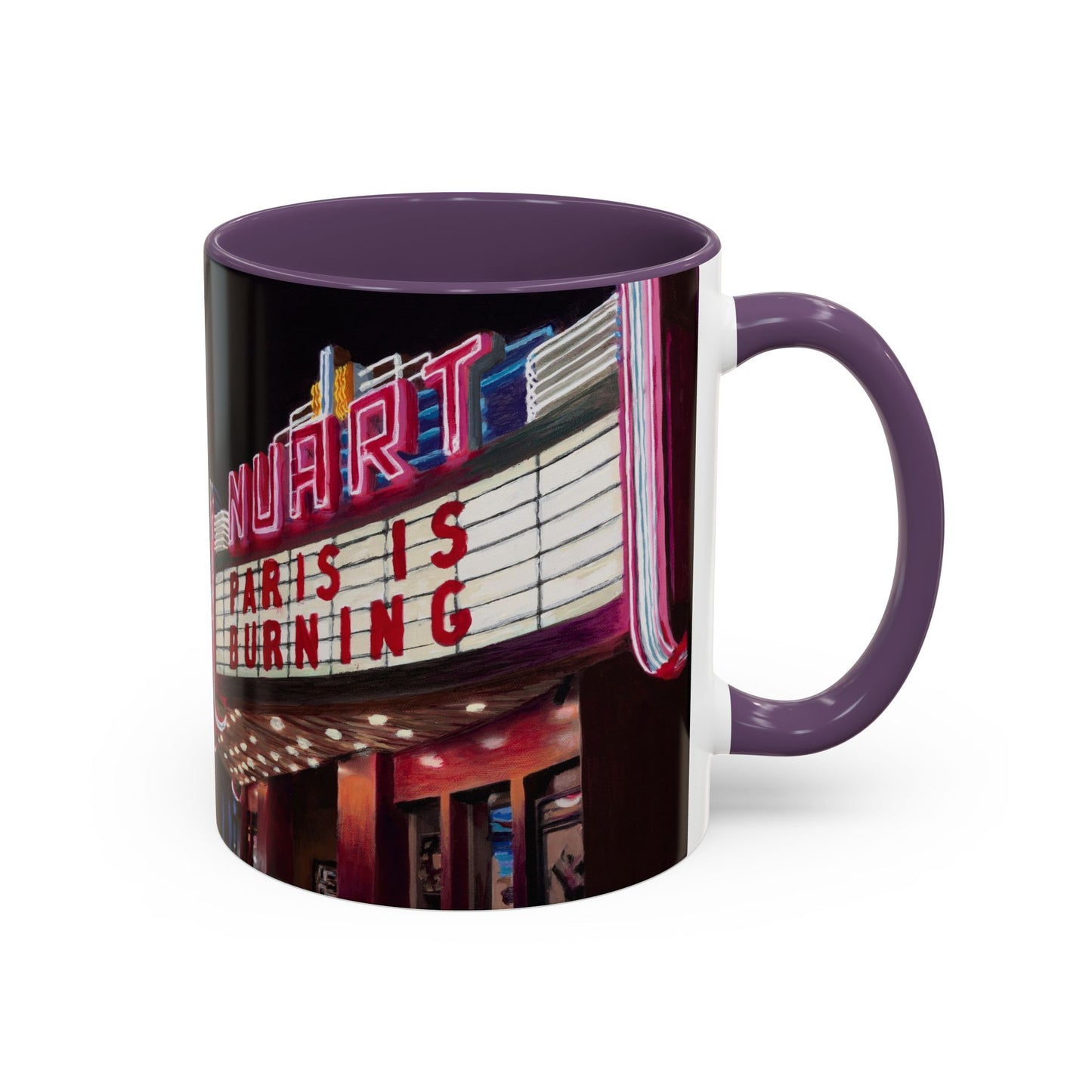 Nuart Theater "Paris Is Burning" Original Art Ceramic Mug (11oz)