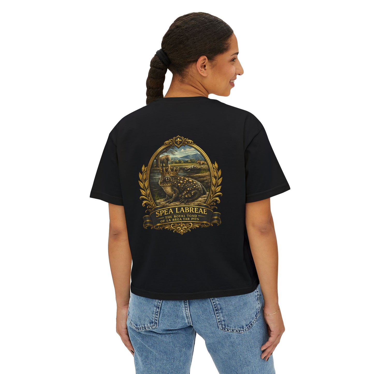 SPEA LABREAE — The King of the La Brea Tar Pits | Ice Age Toad Tee