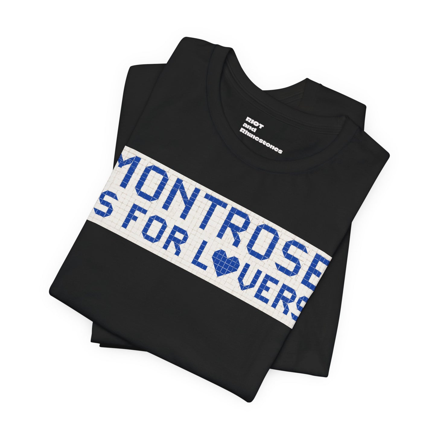 "Montrose Is For Lovers" Vintage Houston Street Tile T-Shirt