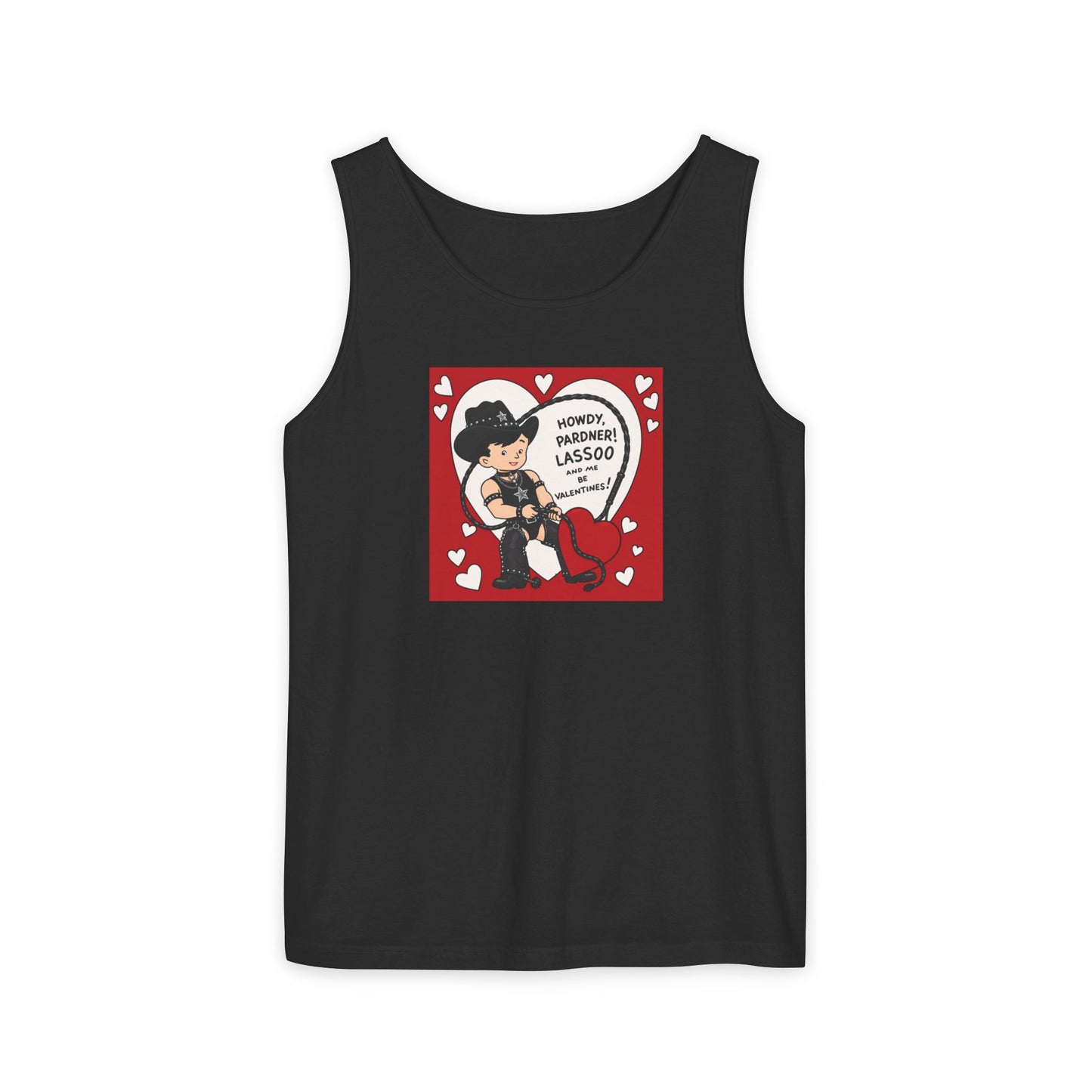 Vintage Leather Daddy Cowboy Valentine Tank – Retro Gay Camp Apparel