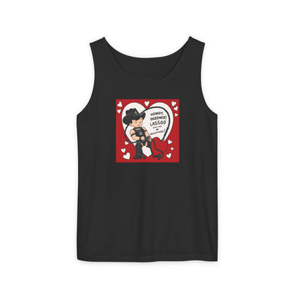 Vintage Leather Daddy Cowboy Valentine Tank – Retro Gay Camp Apparel