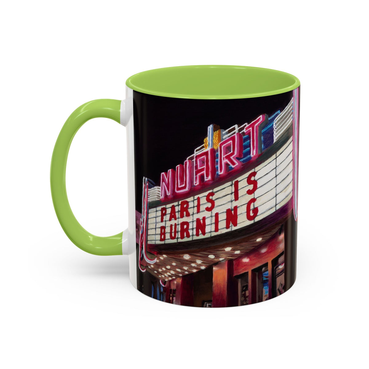 Nuart Theater "Paris Is Burning" Original Art Ceramic Mug (11oz)