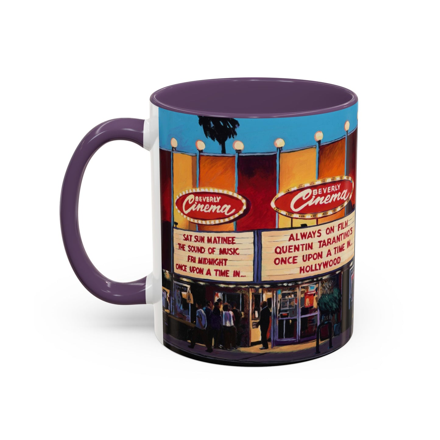 New Beverly Cinema "Once Upon a Time in Hollywood" Original Art Ceramic Mug –  (11/15oz)