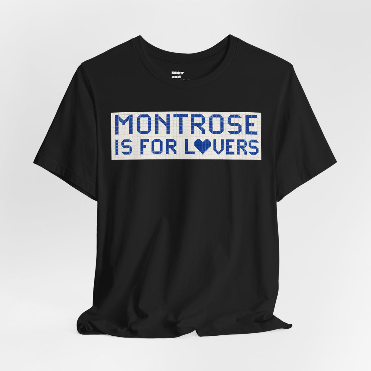 "Montrose Is For Lovers" Vintage Houston Street Tile T-Shirt