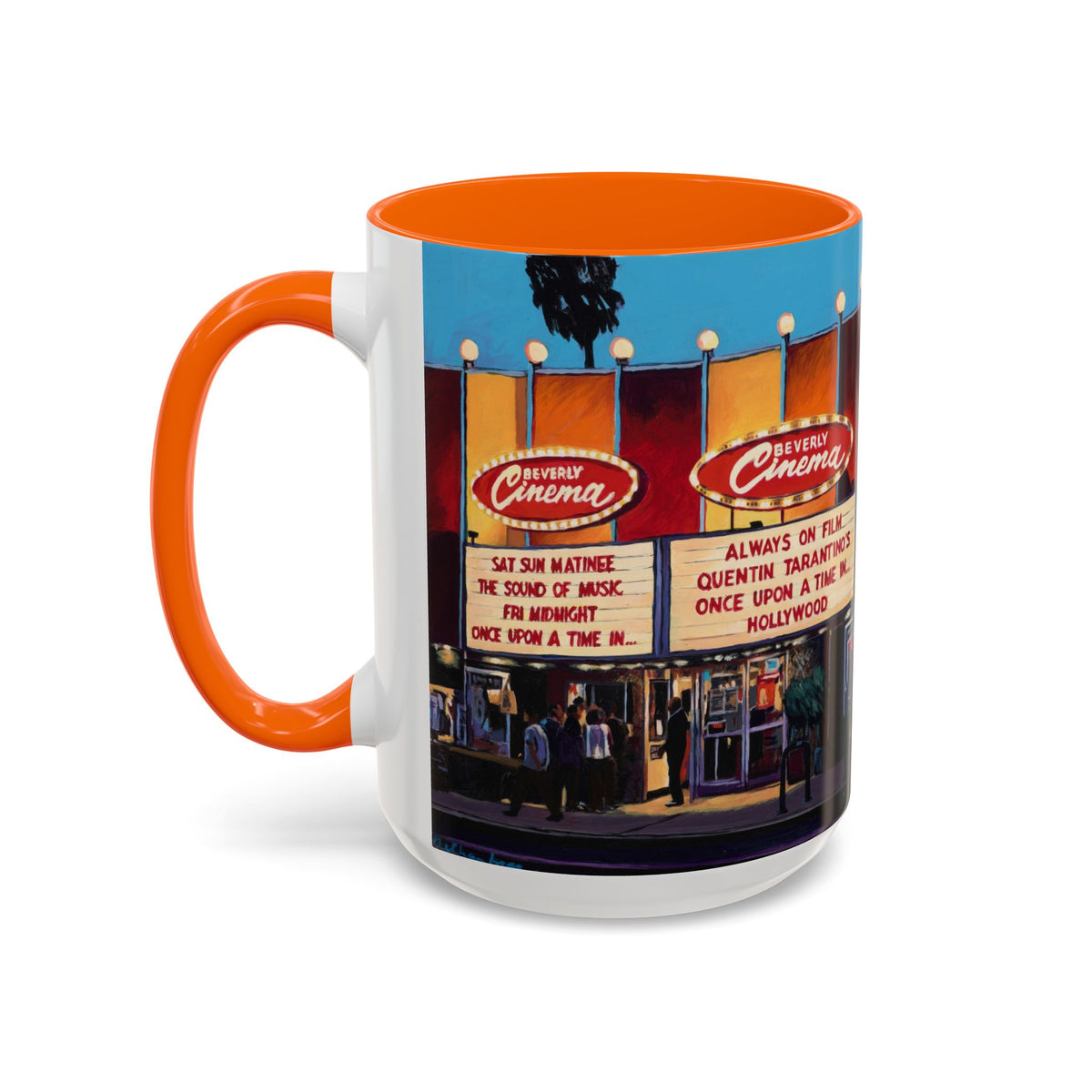 New Beverly Cinema "Once Upon a Time in Hollywood" Original Art Ceramic Mug –  (11/15oz)
