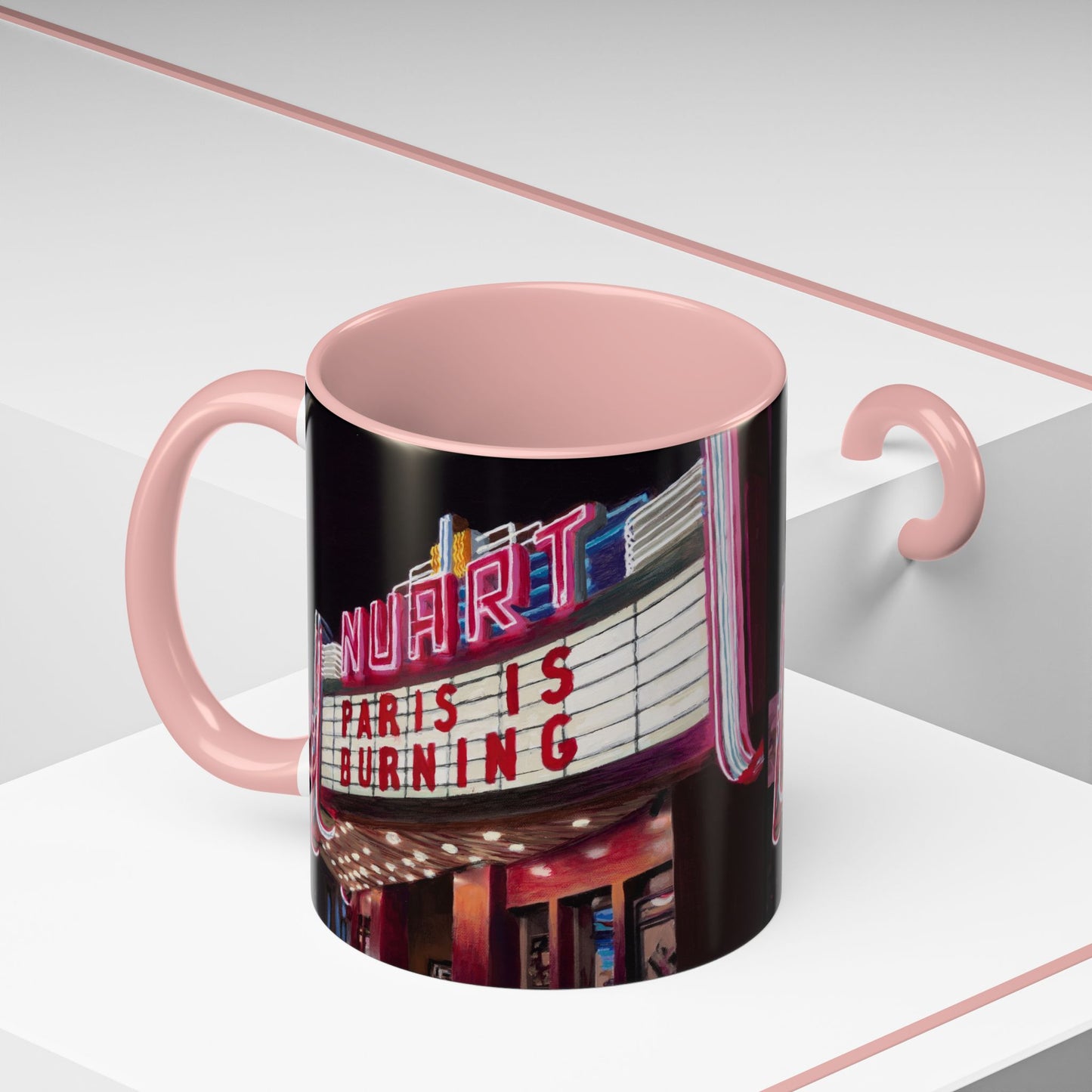 Nuart Theater "Paris Is Burning" Original Art Ceramic Mug (11oz)