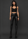 Snakepit Black Snake Print Leggings