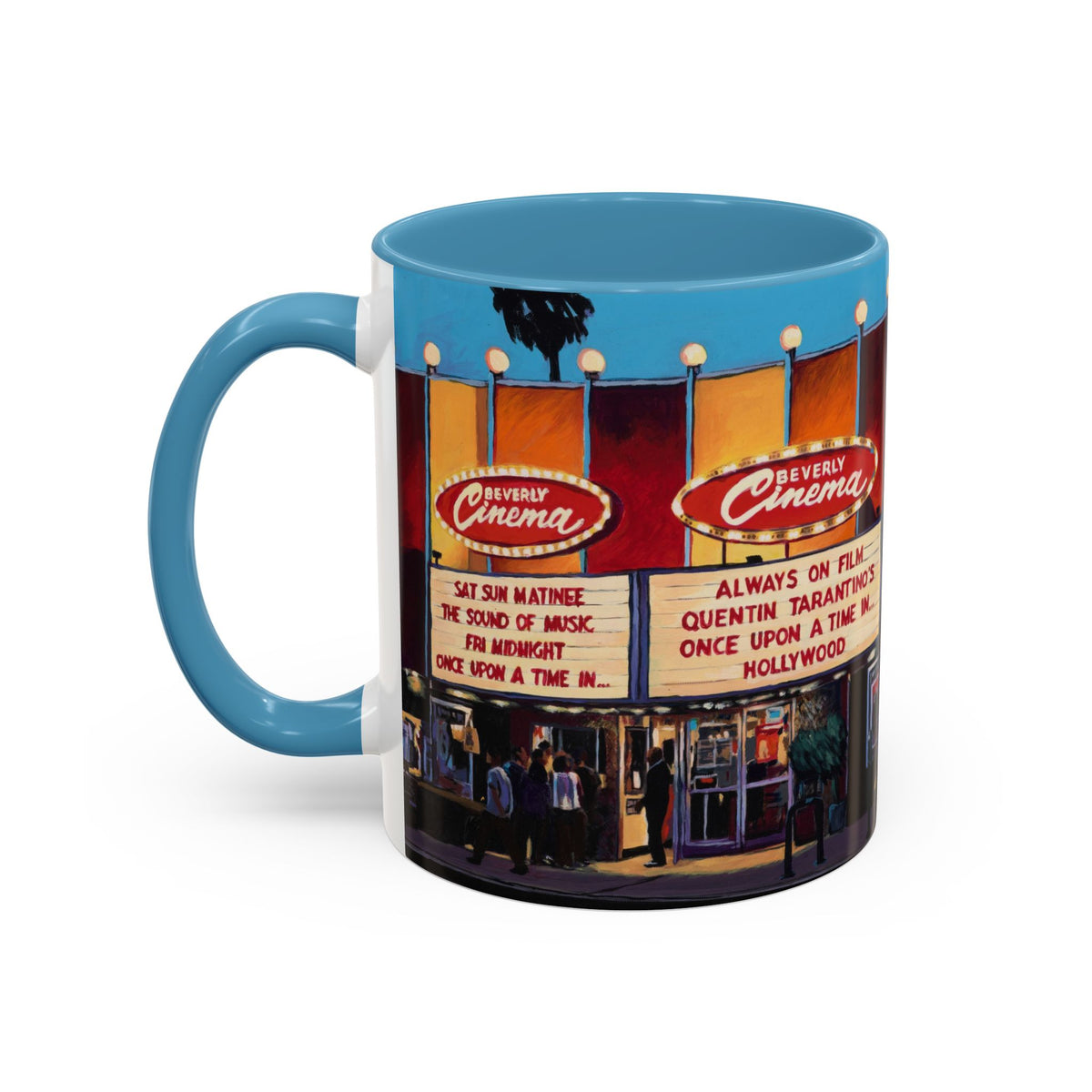 New Beverly Cinema "Once Upon a Time in Hollywood" Original Art Ceramic Mug –  (11/15oz)