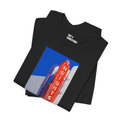 Houston Heights Theater Marquee Original Art Graphic Tee – Retro Texas Neon Shirt