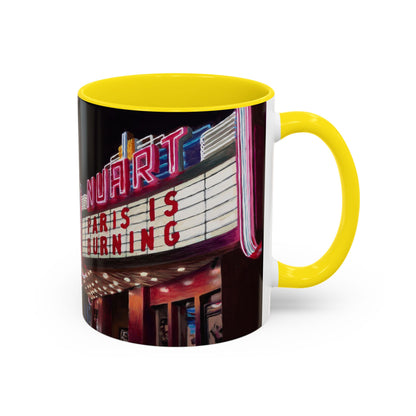 Nuart Theater "Paris Is Burning" Original Art Ceramic Mug (11oz)