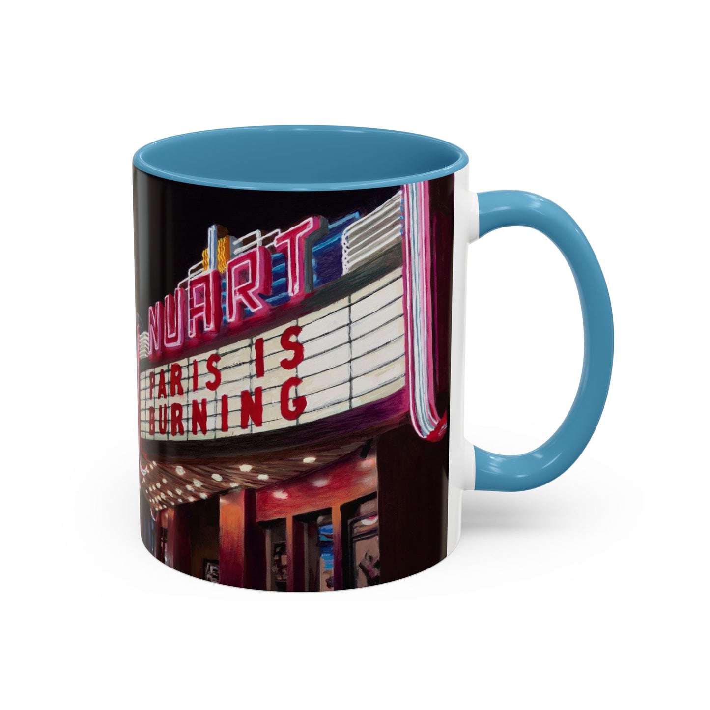 Nuart Theater "Paris Is Burning" Original Art Ceramic Mug (11oz)