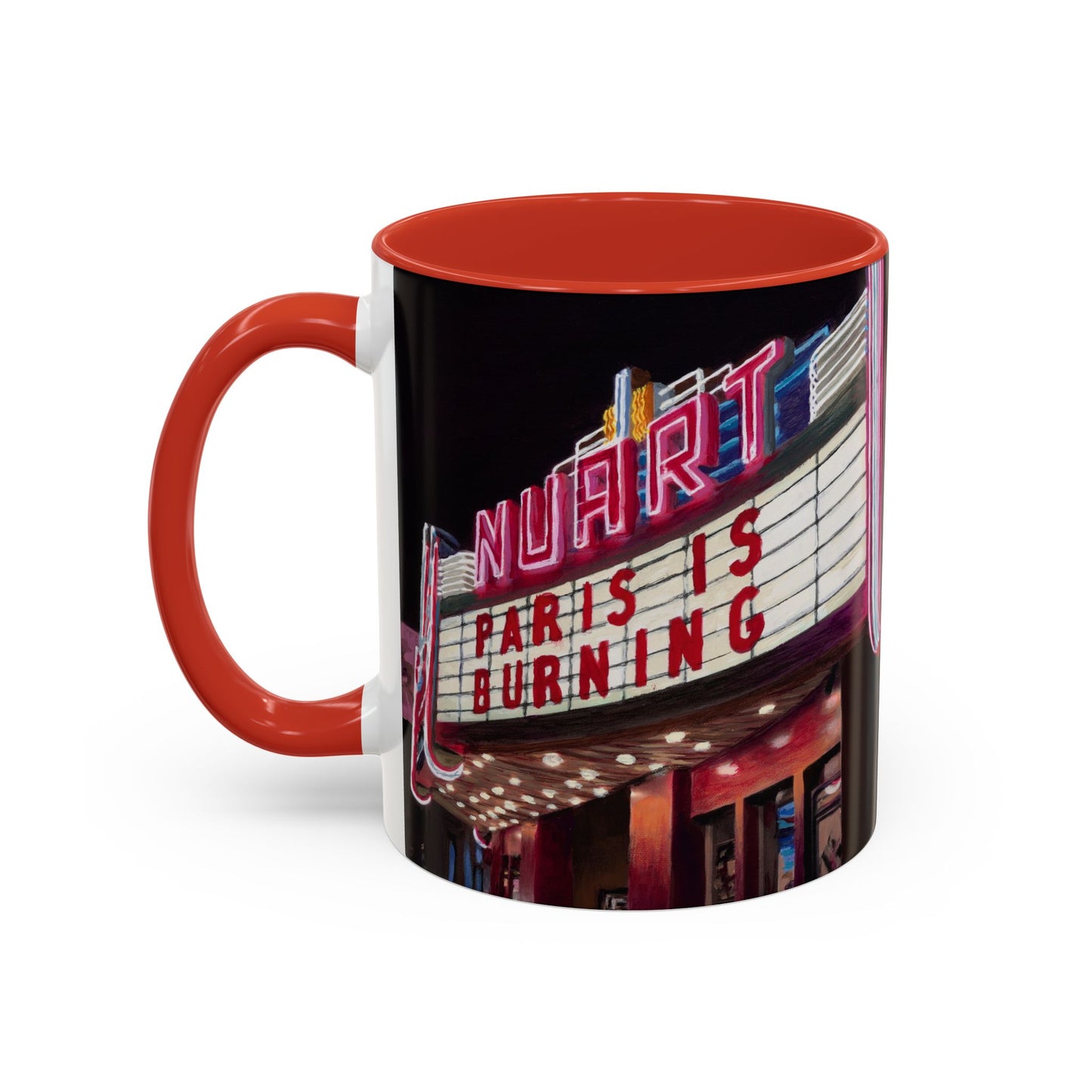 Nuart Theater "Paris Is Burning" Original Art Ceramic Mug (11oz)