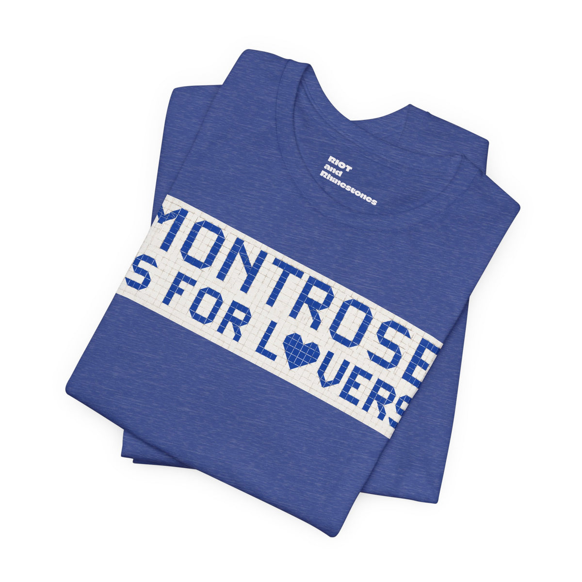 "Montrose Is For Lovers" Vintage Houston Street Tile T-Shirt