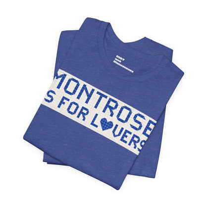 "Montrose Is For Lovers" Vintage Houston Street Tile T-Shirt