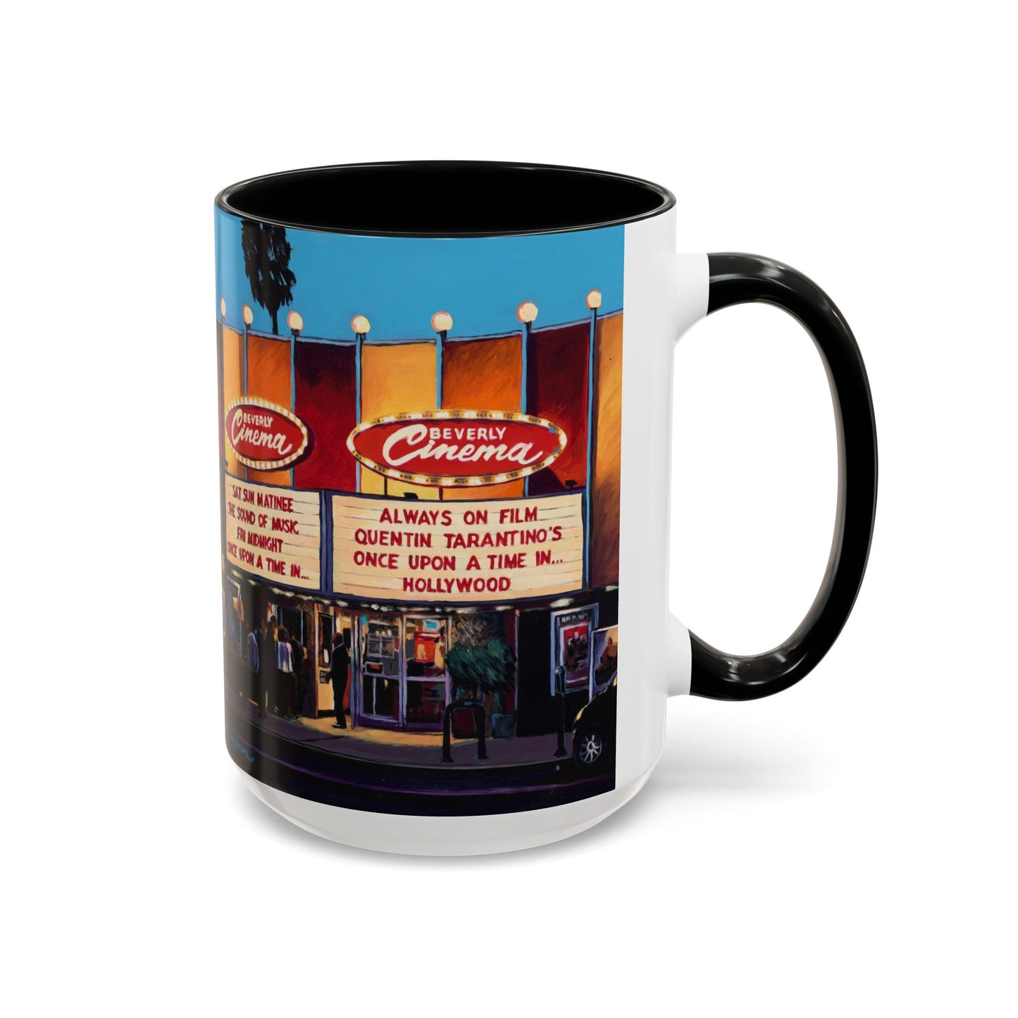 New Beverly Cinema "Once Upon a Time in Hollywood" Original Art Ceramic Mug –  (11/15oz)