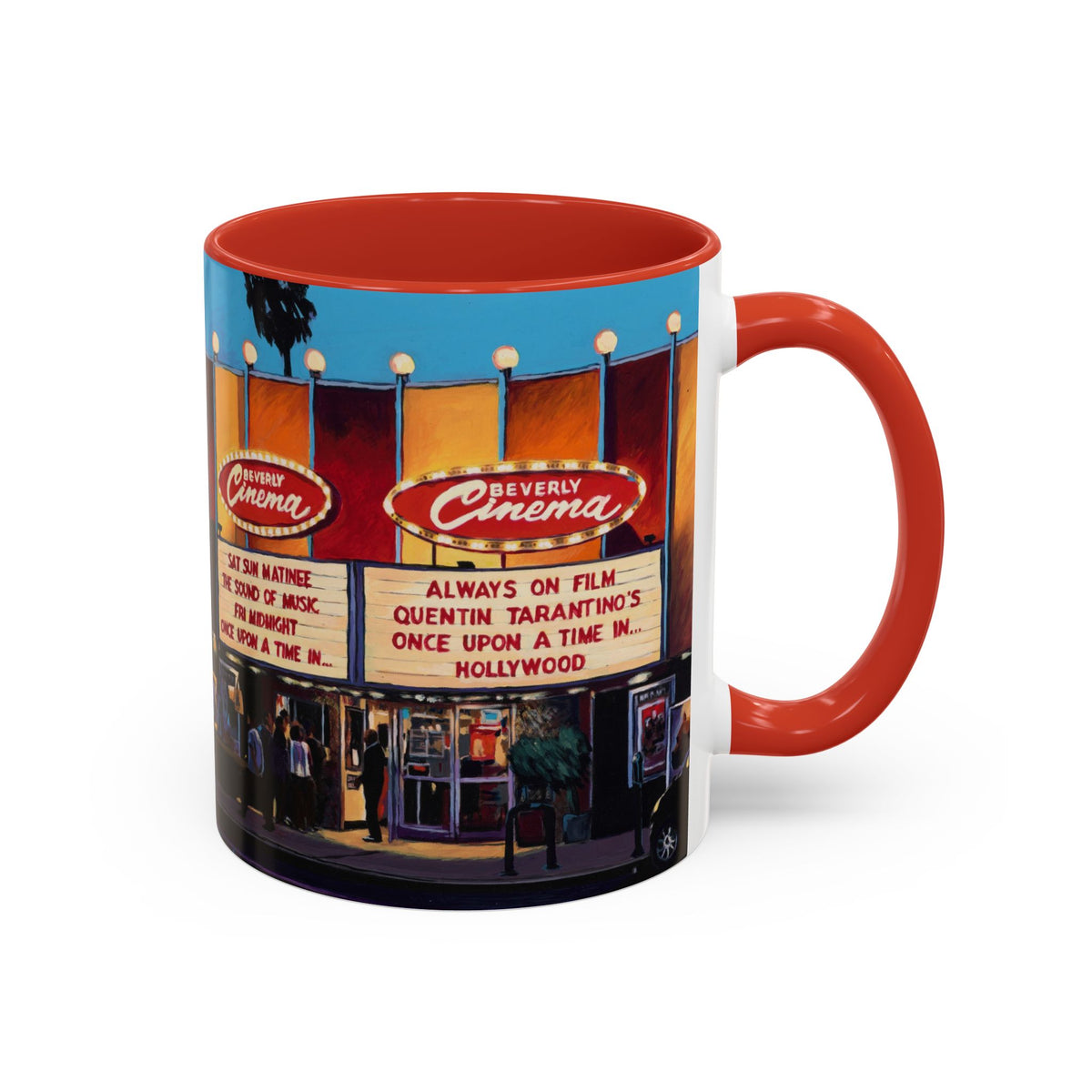 New Beverly Cinema "Once Upon a Time in Hollywood" Original Art Ceramic Mug –  (11/15oz)