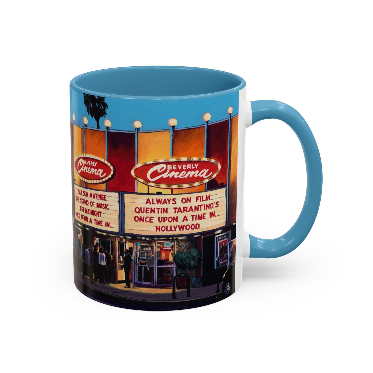 New Beverly Cinema "Once Upon a Time in Hollywood" Original Art Ceramic Mug –  (11/15oz)