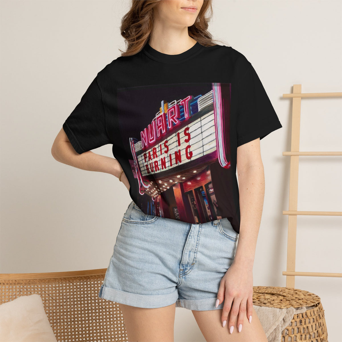 Paris Is Burning at the Nuart – Original Art Heavyweight T-Shirt