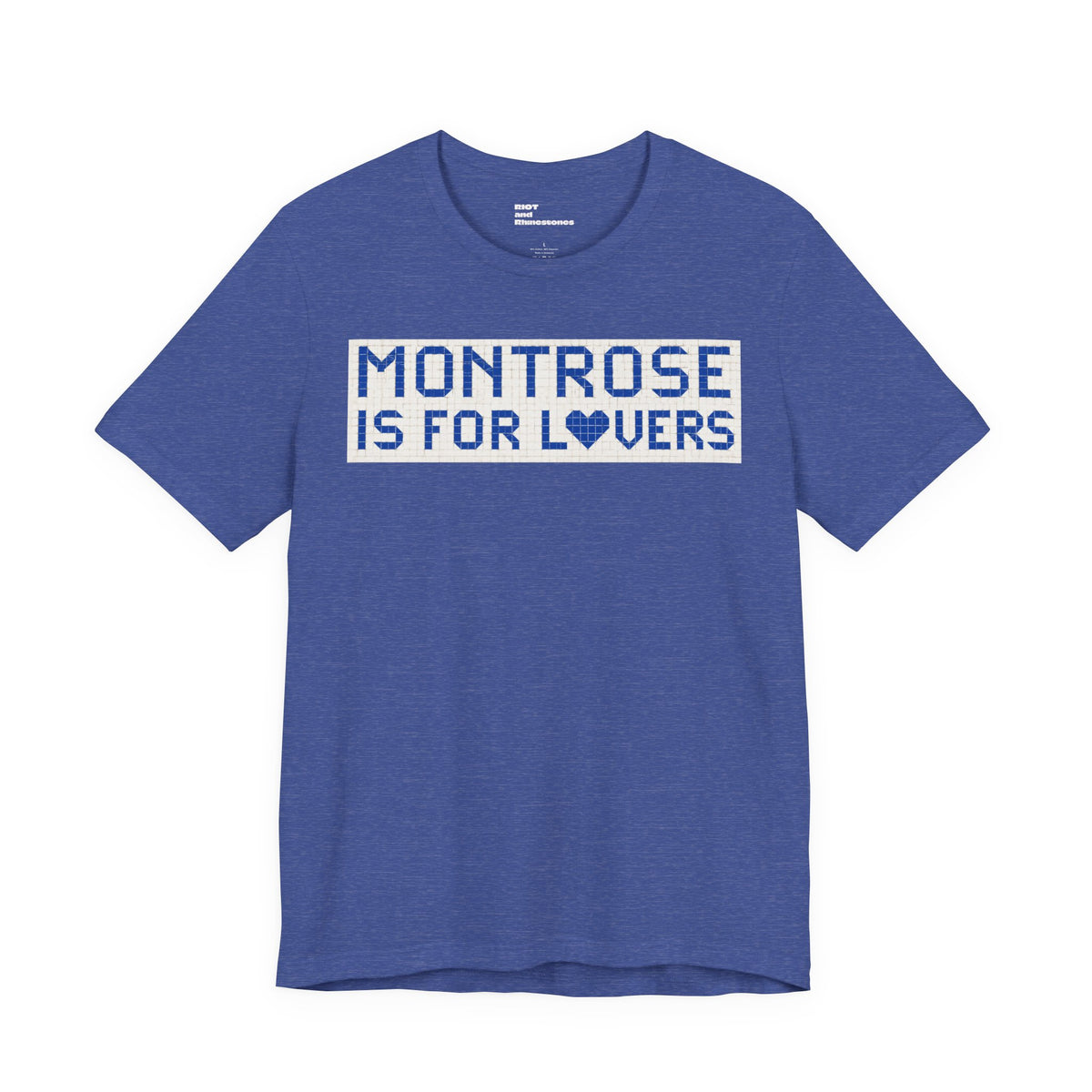"Montrose Is For Lovers" Vintage Houston Street Tile T-Shirt