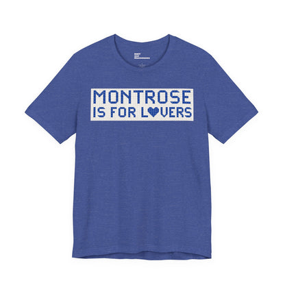 "Montrose Is For Lovers" Vintage Houston Street Tile T-Shirt