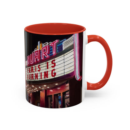 Nuart Theater "Paris Is Burning" Original Art Ceramic Mug (11oz)