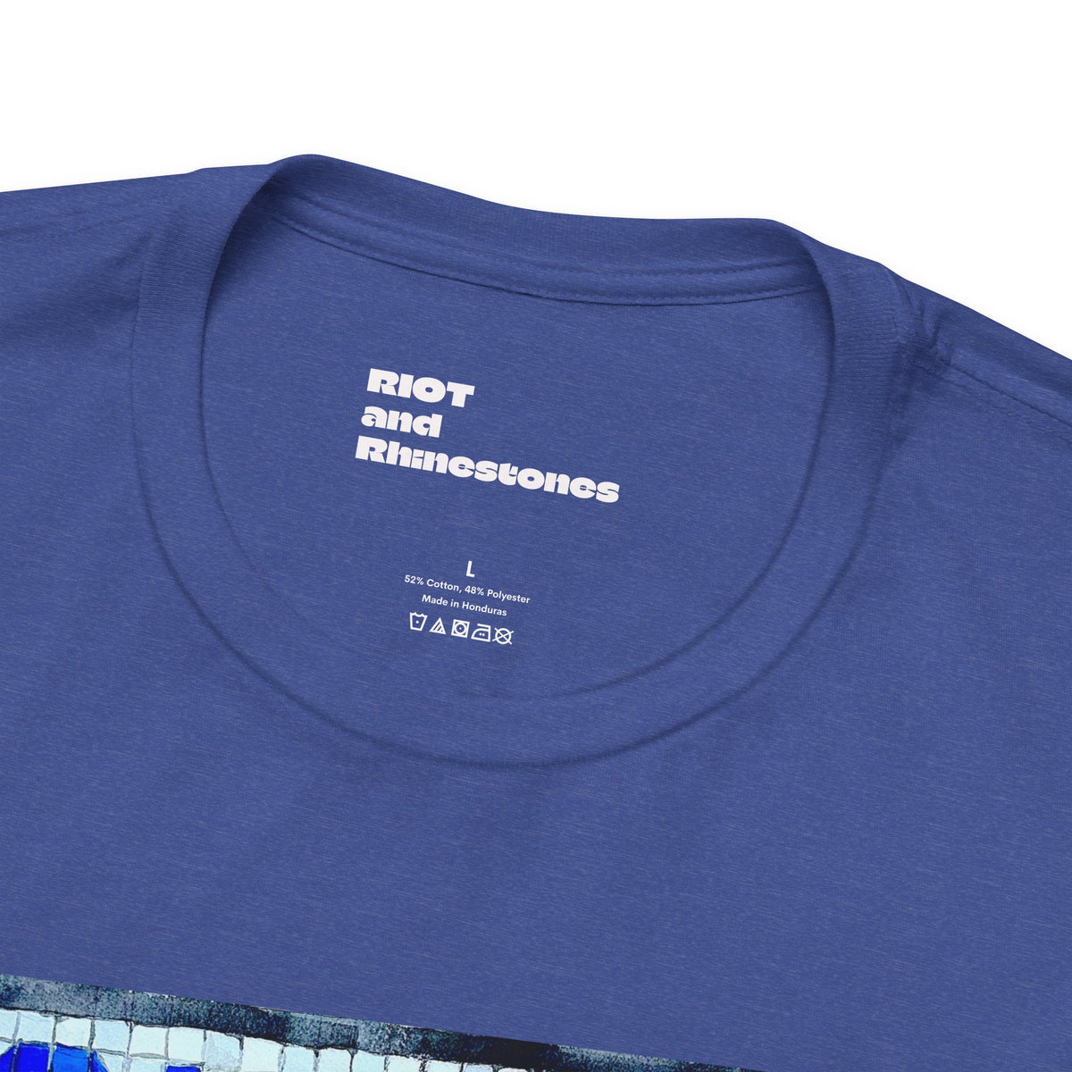 Houston T-Shirt - Blue Tile Street Name Shirt - Houston Texas Gift HTX Graphic Tee