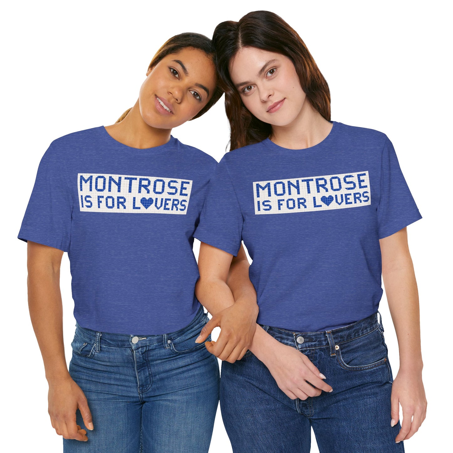 "Montrose Is For Lovers" Vintage Houston Street Tile T-Shirt