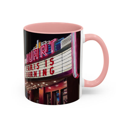 Nuart Theater "Paris Is Burning" Original Art Ceramic Mug (11oz)