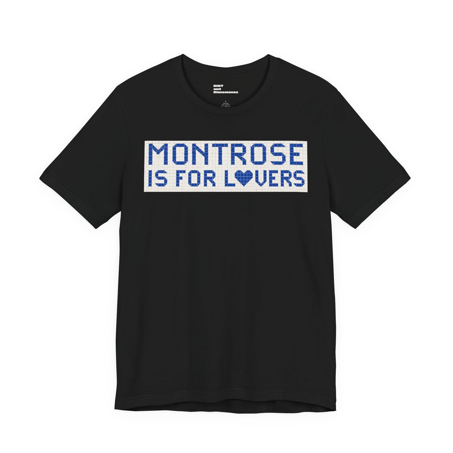 "Montrose Is For Lovers" Vintage Houston Street Tile T-Shirt