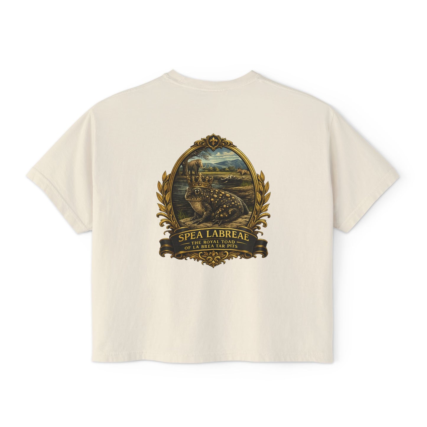 SPEA LABREAE — The King of the La Brea Tar Pits | Ice Age Toad Tee