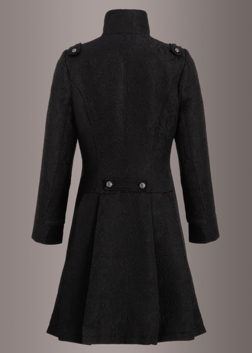 Gothic Brocade Coat Jacket with Buttons